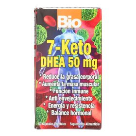 Bio Nutrition - 7 Keto DHEA 50 mg - 50 Vegetarian Capsules - 1124502