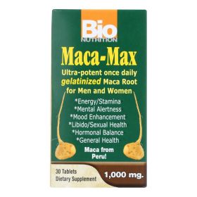 Bio Nutrition - Maca-Max - 1000 mg - 30 Tablets - 1086115