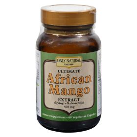 Only Natural Ultimate African Mango Extract - 500 mg - 60 Vegetarian Capsules - 0671859