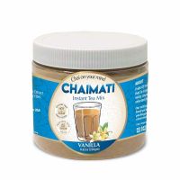 ChaiMati - Vanilla Chai Latte - Powdered Instant Golden Milk w/ Vanilla, Stevia & Pepper - 8.82oz (250gm) Jar - Beverages