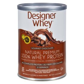 Designer Whey - Protein Powder - Chocolate - 12.7 oz - 0115097