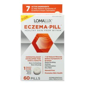Loma Lux Laboratories Acne Eczema - Chewable - Quick Dissolving - 60 Count - 1730639