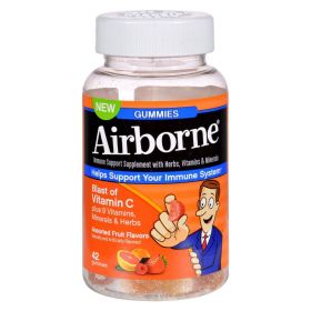 Airborne - Vitamin C Gummies for Adults - Assorted Fruit Flavors - 42 Count - 1562164