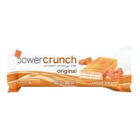 Power Crunch Bar - Original - Salted Caramel - 1.4 oz - Case of 12 - 1712652