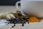 ChaiMati - Turmeric Chai Latte - Powdered Instant Golden Milk w/ Turmeric, Ginger, Cinnamon, & Pepper - No Caffeine - 8.82oz (250gm) Jar - Makes 20-25