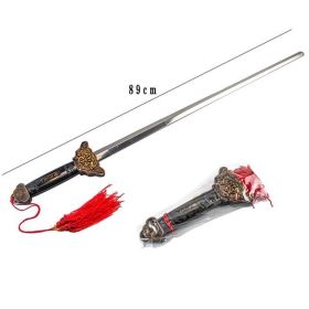 Telescopic Stainless Steel Taiji Sword Without Cutting Edge